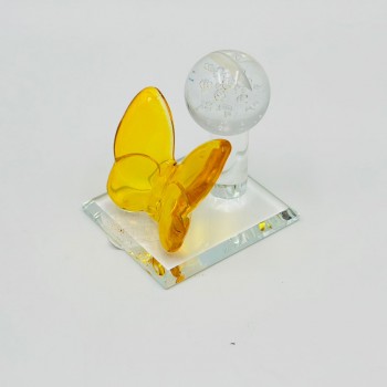 استاند فراشه كريستال عسلي