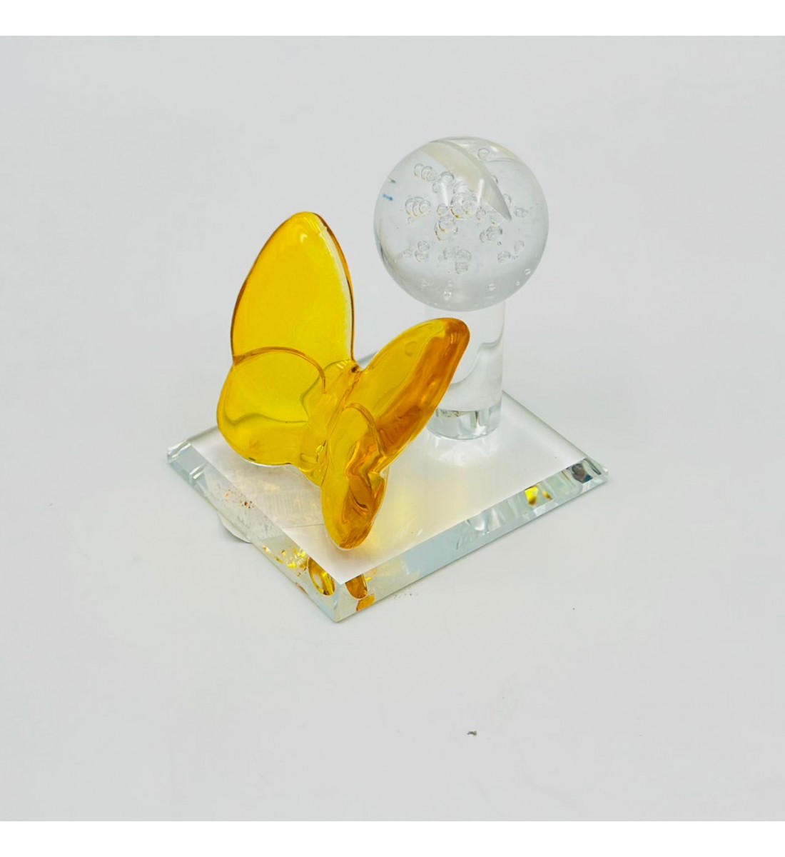 استاند فراشه كريستال عسلي