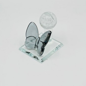 استاند فراشه كريستال رمادي 