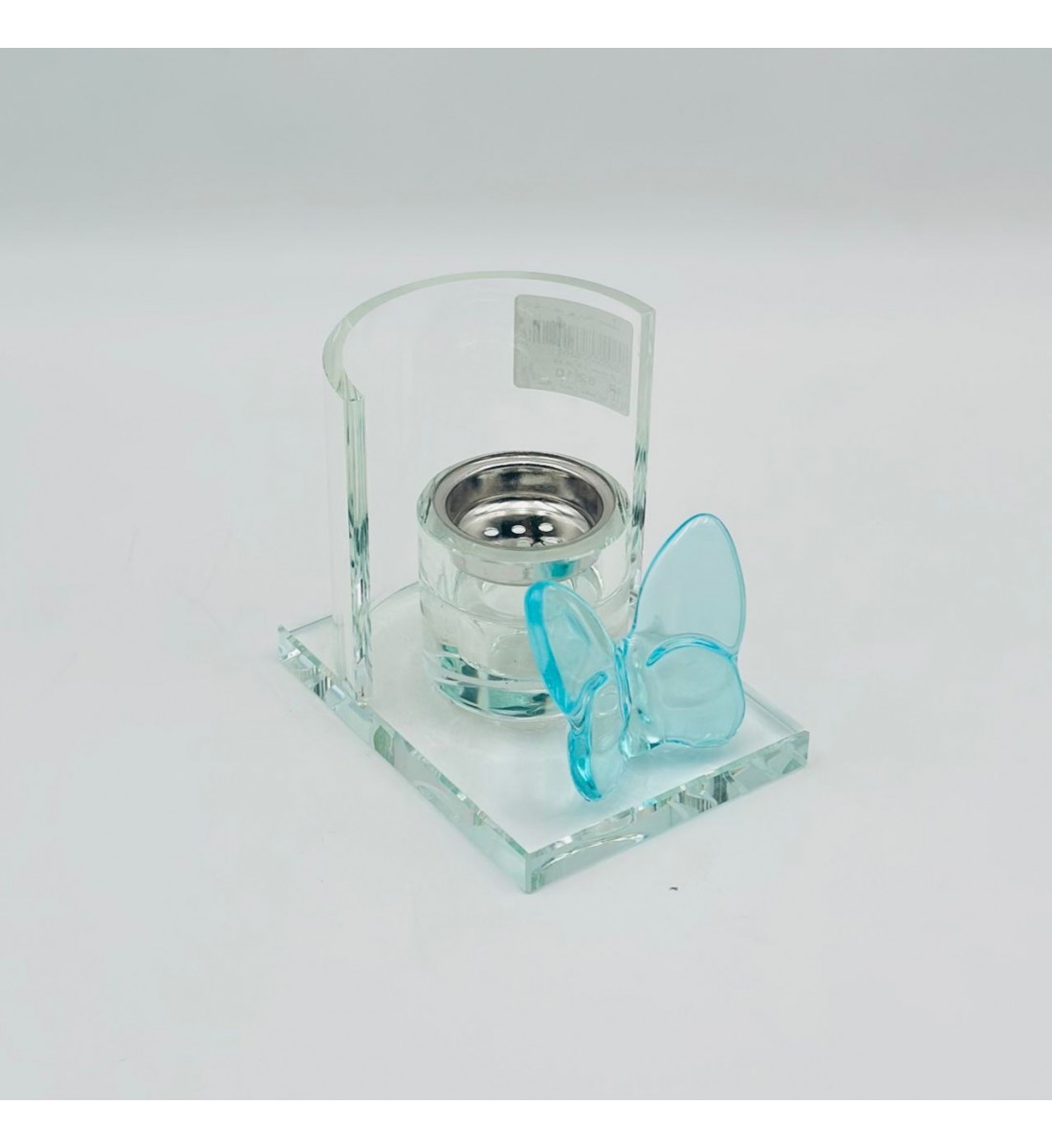 مبخرة أنيقة بتصميم عصري فاخر، مصنوعة من خامة شفافة عالية الجودة 12×9×10سم سماوي مبخرة أنيقة بتصميم عصري فاخر، مصنوعة من خامة شفافة عالية الجودة 12×9×10سم سماوي