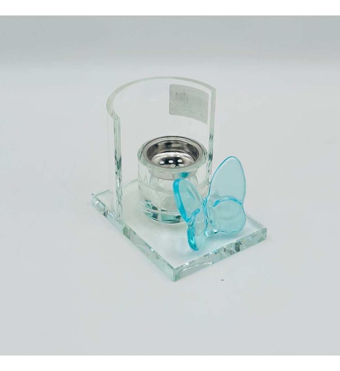 مبخرة أنيقة بتصميم عصري فاخر، مصنوعة من خامة شفافة عالية الجودة 12×9×10سم سماوي مبخرة أنيقة بتصميم عصري فاخر، مصنوعة من خامة شفافة عالية الجودة 12×9×10سم سماوي