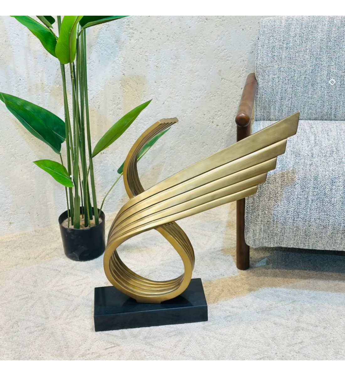 زينة ديكور سيراميك بريميوم من كازا تيتاني -70×75×15سم