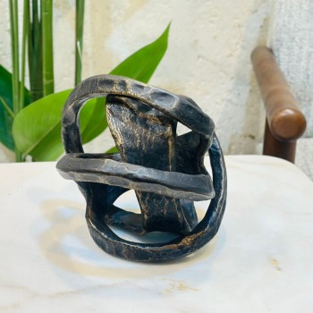 قطعة ديكور بتصميم عقدة تجريدي20×20×20سم 