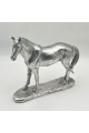 قطعة ديكور بتصميم  حصان فضي 32×32×8سم 