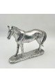 قطعة ديكور بتصميم  حصان فضي 32×32×8سم 
