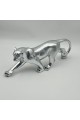 قطعة ديكور بتصميم  نمر فضي 38×15×5سم 