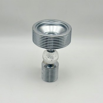 مبخرة استيل فضي 22×13×13سم 