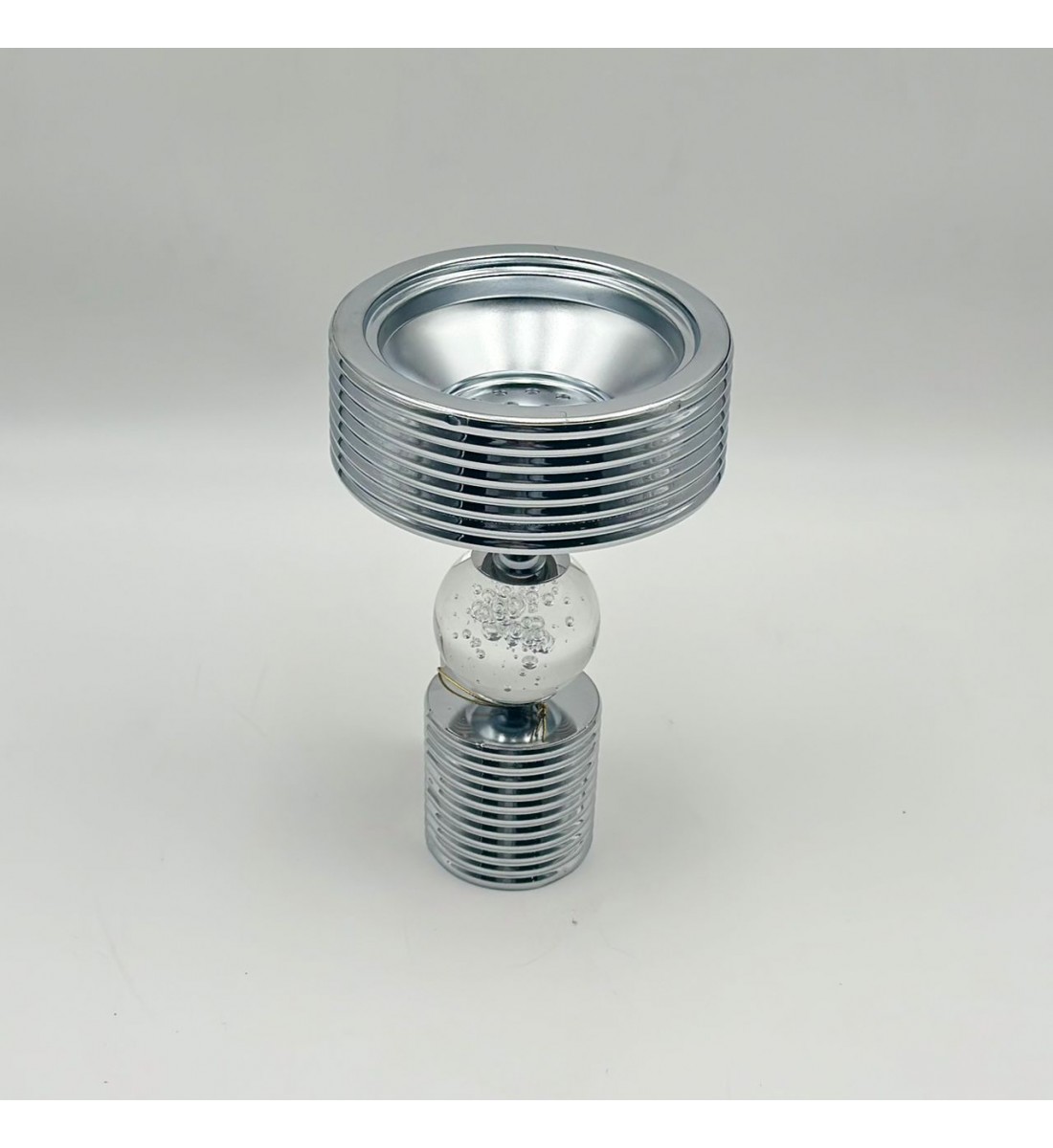 مبخرة استيل فضي 22×13×13سم 