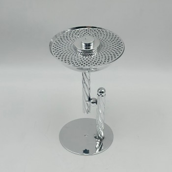 مبخرة استيل فضي  19×12×12سم 