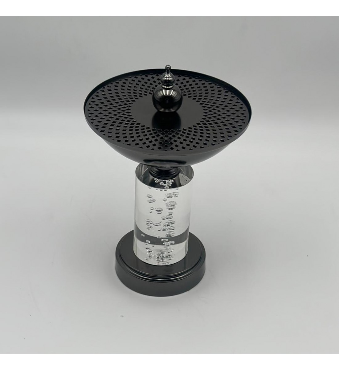 مبخرة استيل اسود20×16×16سم 