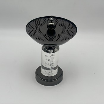 مبخرة استيل اسود20×16×16سم 