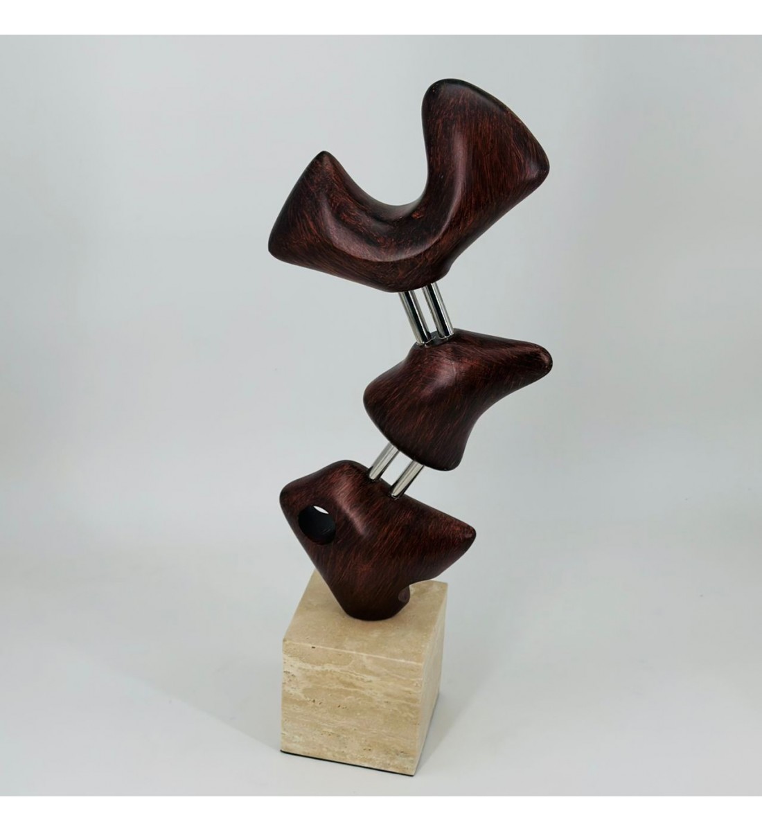 تحفة ديكور فنية بتصميم عصري مميز تضيف لمسة فخامة لأي مساحة داخل المنزل أو المكتب 50×10×10سم 