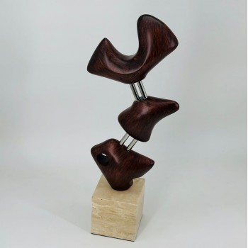 تحفة ديكور فنية بتصميم عصري مميز تضيف لمسة فخامة لأي مساحة داخل المنزل أو المكتب 50×10×10سم 