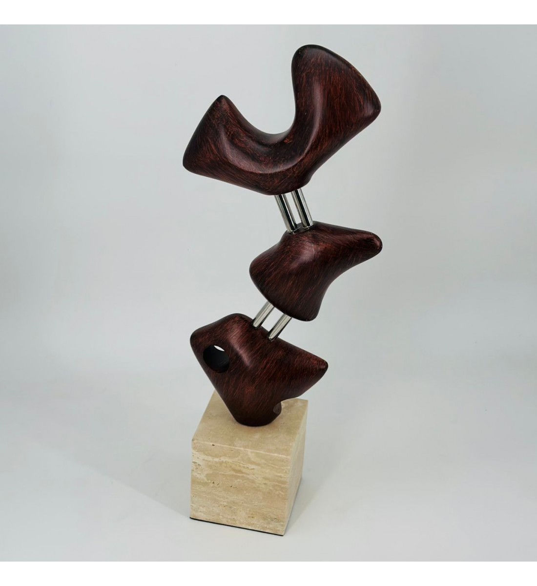 تحفة ديكور فنية بتصميم عصري مميز تضيف لمسة فخامة لأي مساحة داخل المنزل أو المكتب 50×10×10سم 