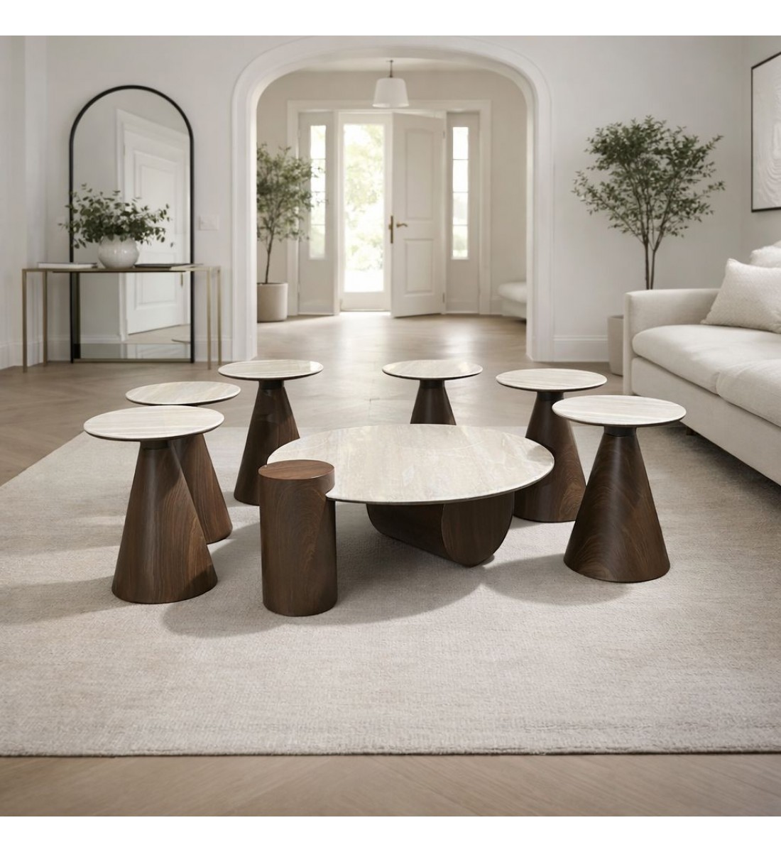 طقم طولات خدمه بتصميم فاخر 7قطع 