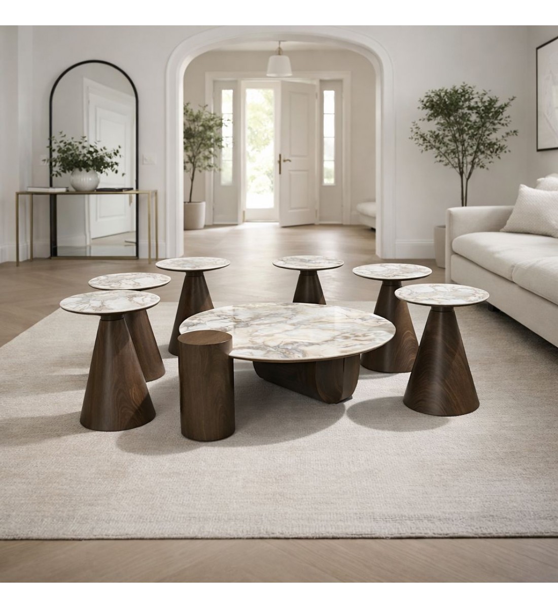 طقم طولات خدمه بتصميم فاخر 7قطع 