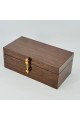 صندوق فاخر بتصميم أنيق مصنوع من الخشب بنقشة طبيعية جذابة 32×12×16سم 