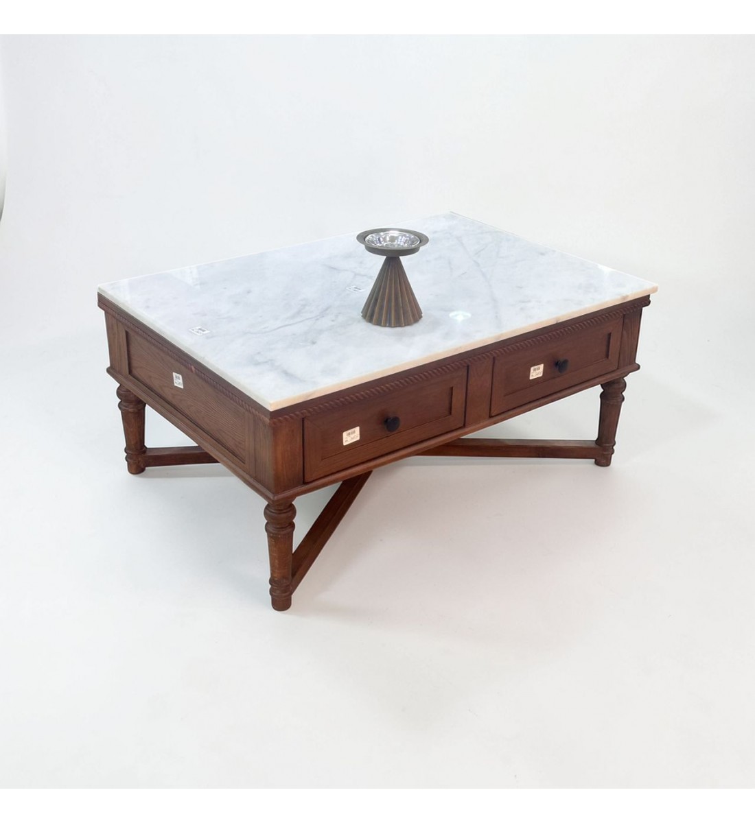 طاولة قهوة بتصميم كلاسيكي أنيق100×70×45سم (منتج تفصيل )