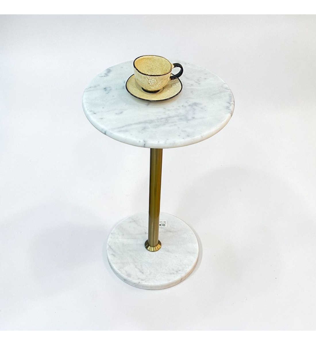  طاولة خدمة مفردة رخام 34×34×58سم 