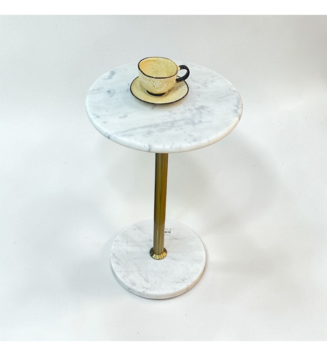  طاولة خدمة مفردة رخام 34×34×58سم 