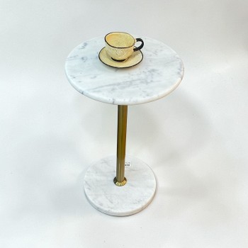  طاولة خدمة مفردة رخام 34×34×58سم 