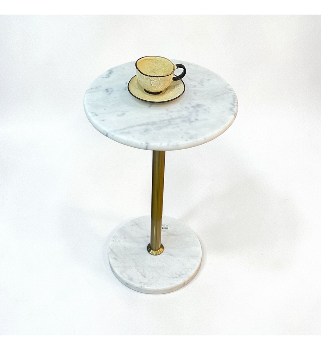  طاولة خدمة مفردة رخام 34×34×58سم 