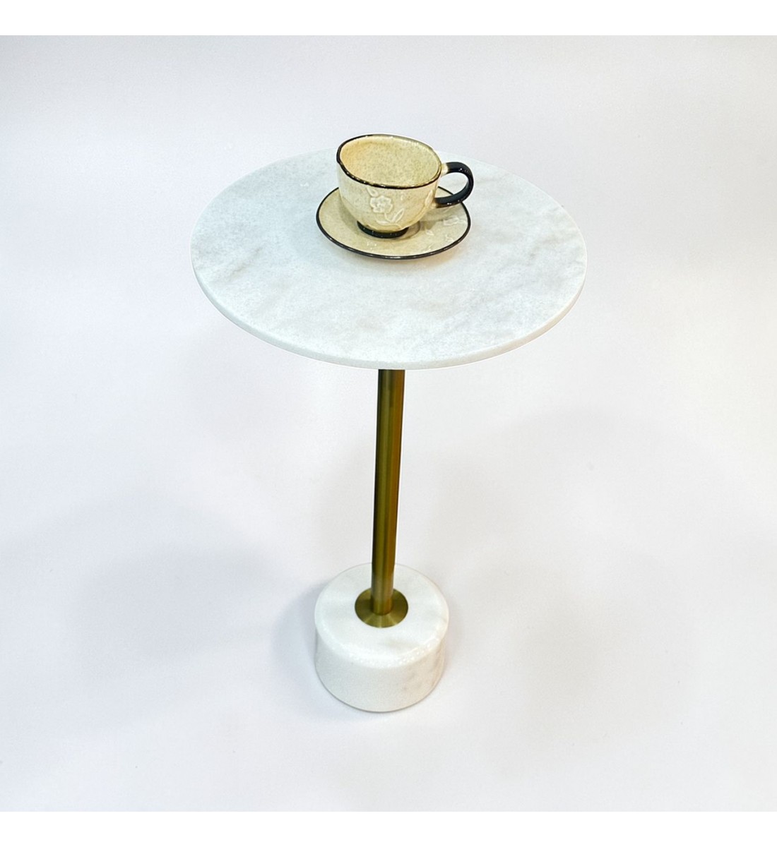  طاولة خدمة مفردة رخام 33×33×56سم 