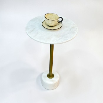  طاولة خدمة مفردة رخام 33×33×56سم 