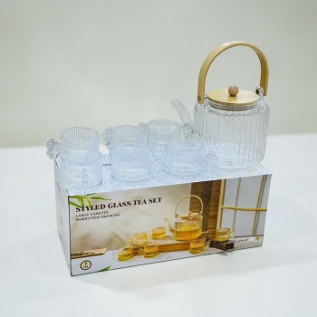 طقم ابريق شاي مع الكاسات 