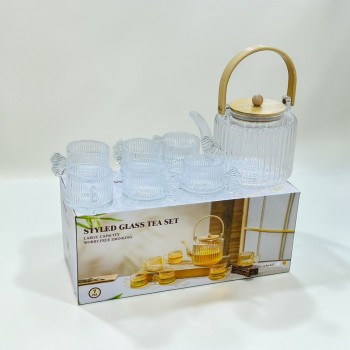 طقم ابريق شاي مع الكاسات 