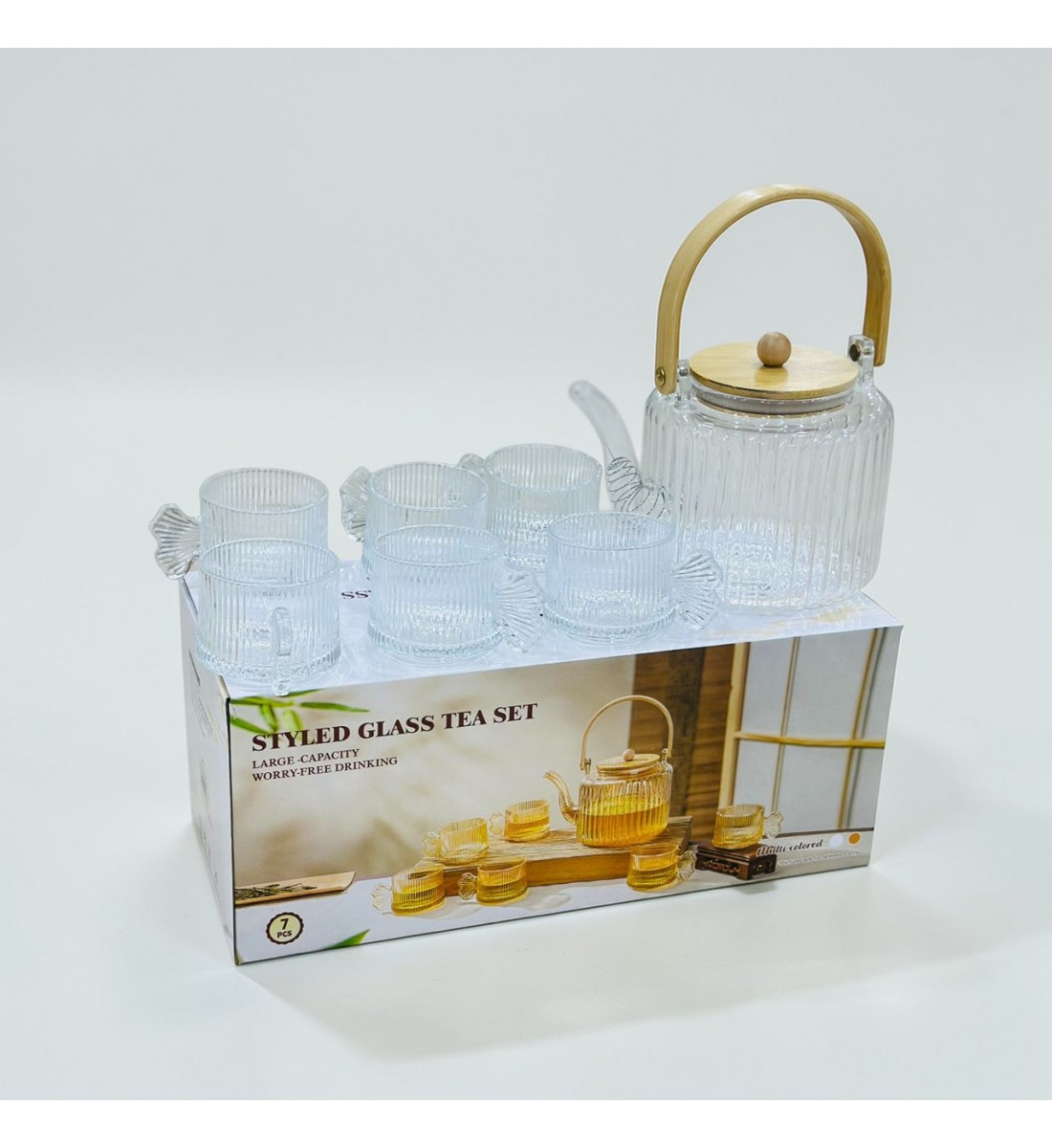 طقم ابريق شاي مع الكاسات 