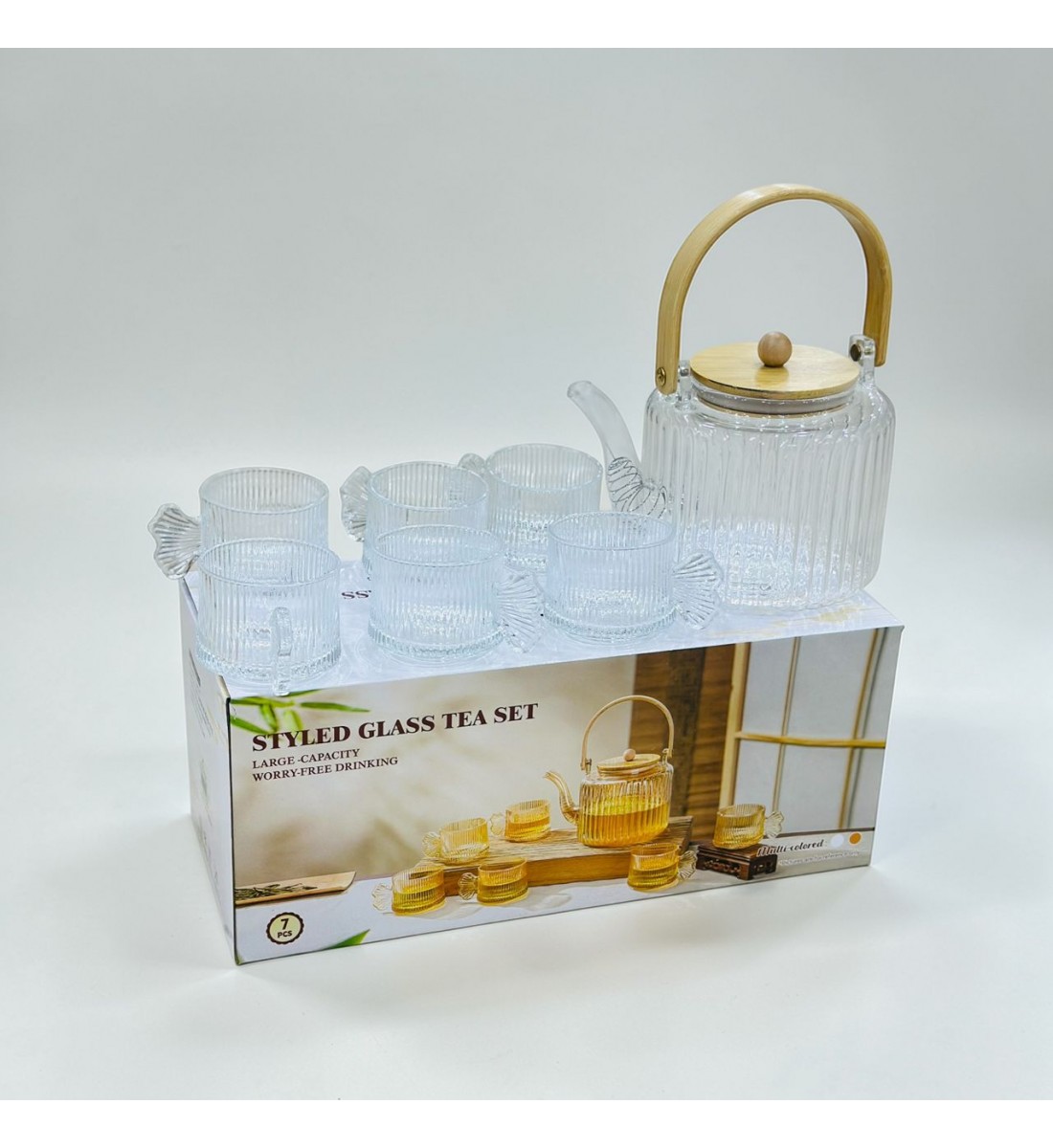 طقم ابريق شاي مع الكاسات 