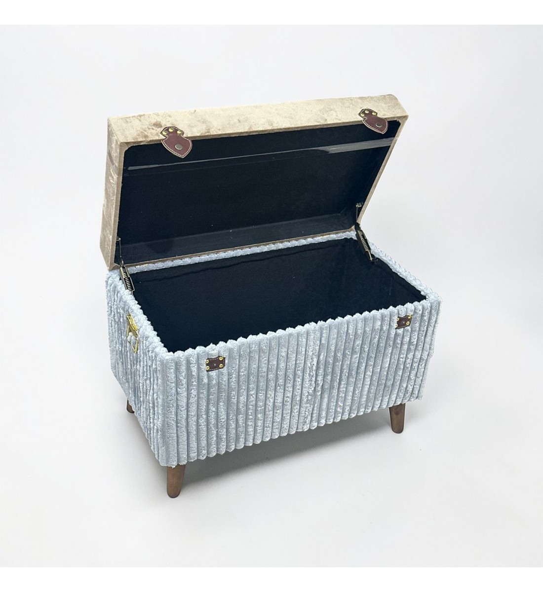 مقعد صندوق  سجاد بوكليه60×35×33سم 