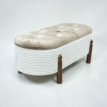 مقعد صندوق  سجاد بوكليه 35×31×90سم 