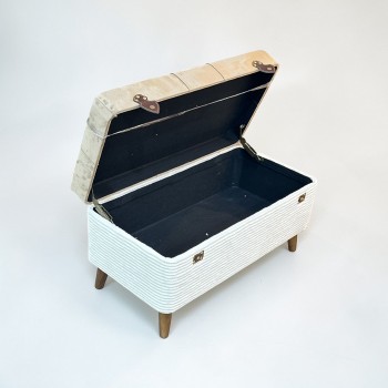 مقعد صندوق  سجاد بوكليه80×40×42سم 