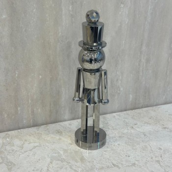 قطعة ديكور فنية بتصميم مستوحى من شخصية الجندي الكلاسيكي، 32×8×8سم 