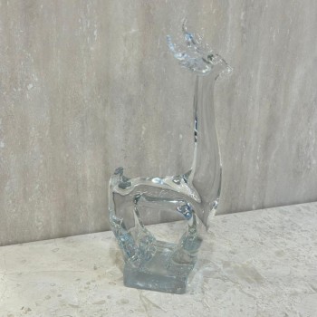 قطعة ديكور فنية بتصميم راقٍ مستوحى من شكل الغزال، 32×8×8سم 