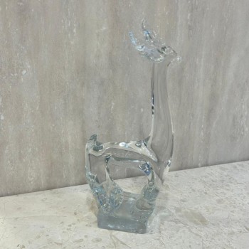 قطعة ديكور فنية بتصميم راقٍ مستوحى من شكل الغزال، 32×8×8سم 