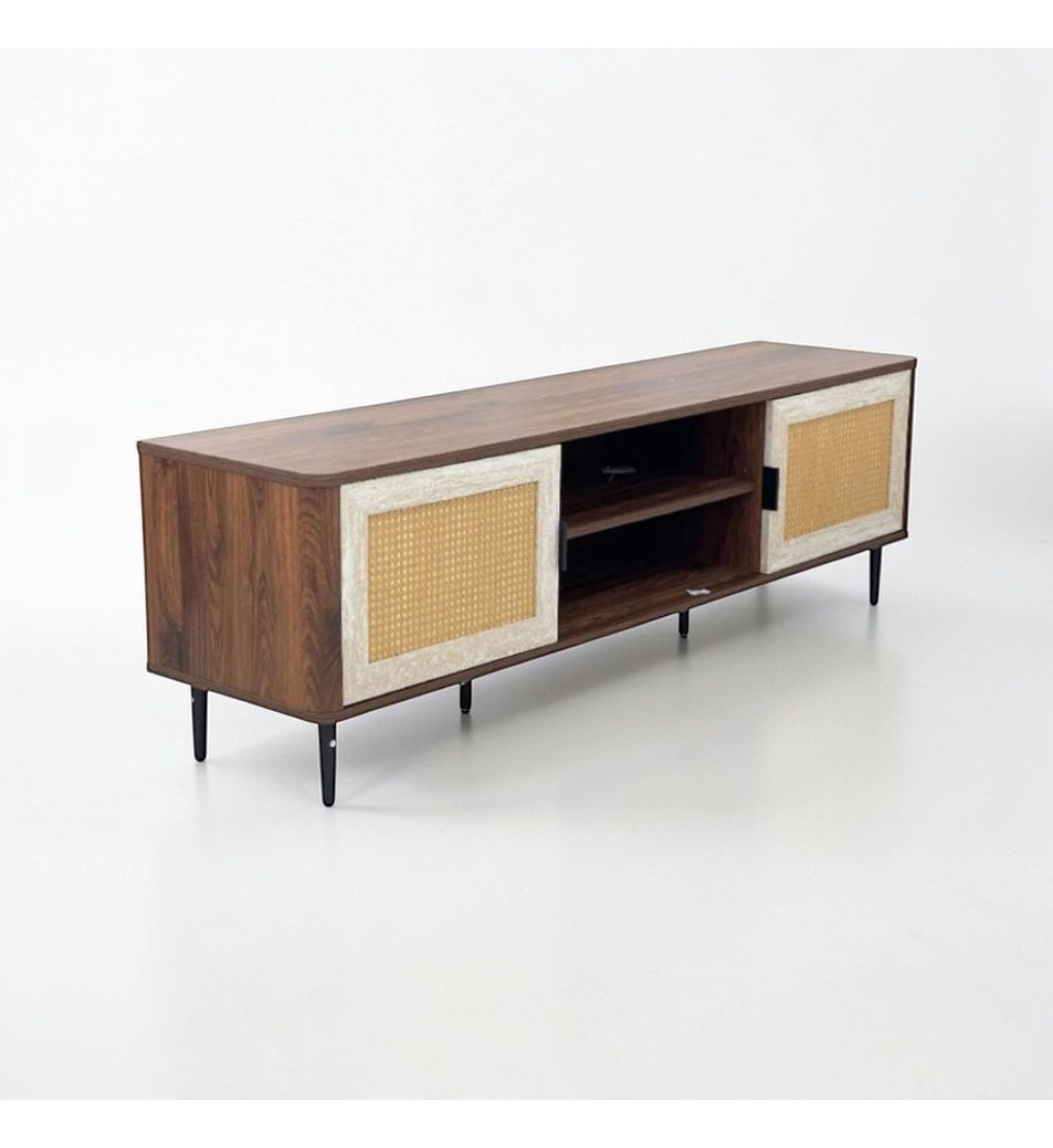 طاولة تلفاز خشبية 200×40×50سم طاولة تلفاز خشبية 200×40×50سم