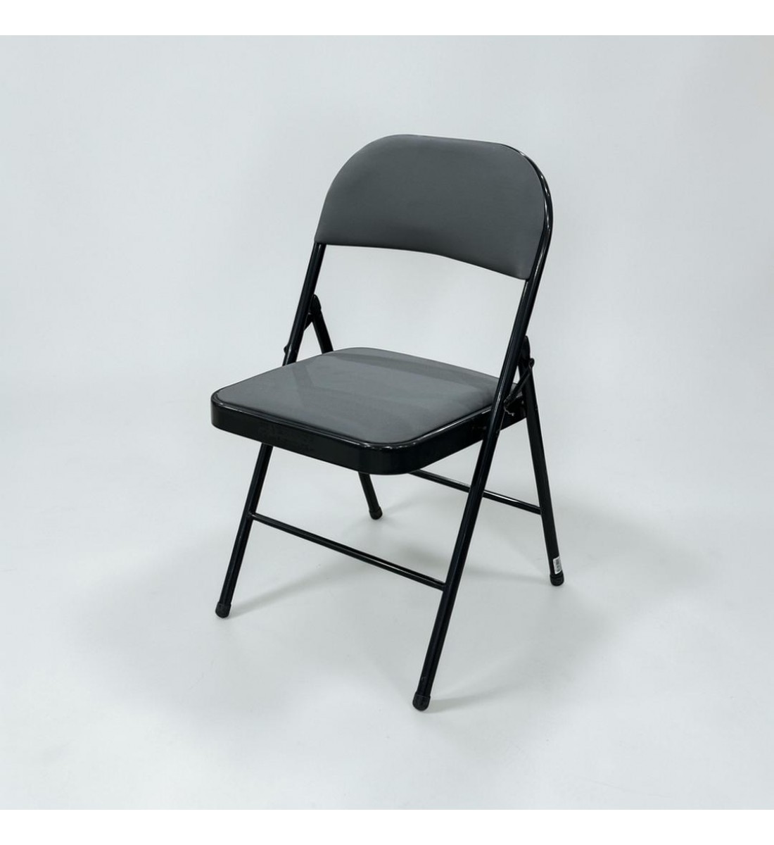 كرسي قابل للطي مبطن جلد ،