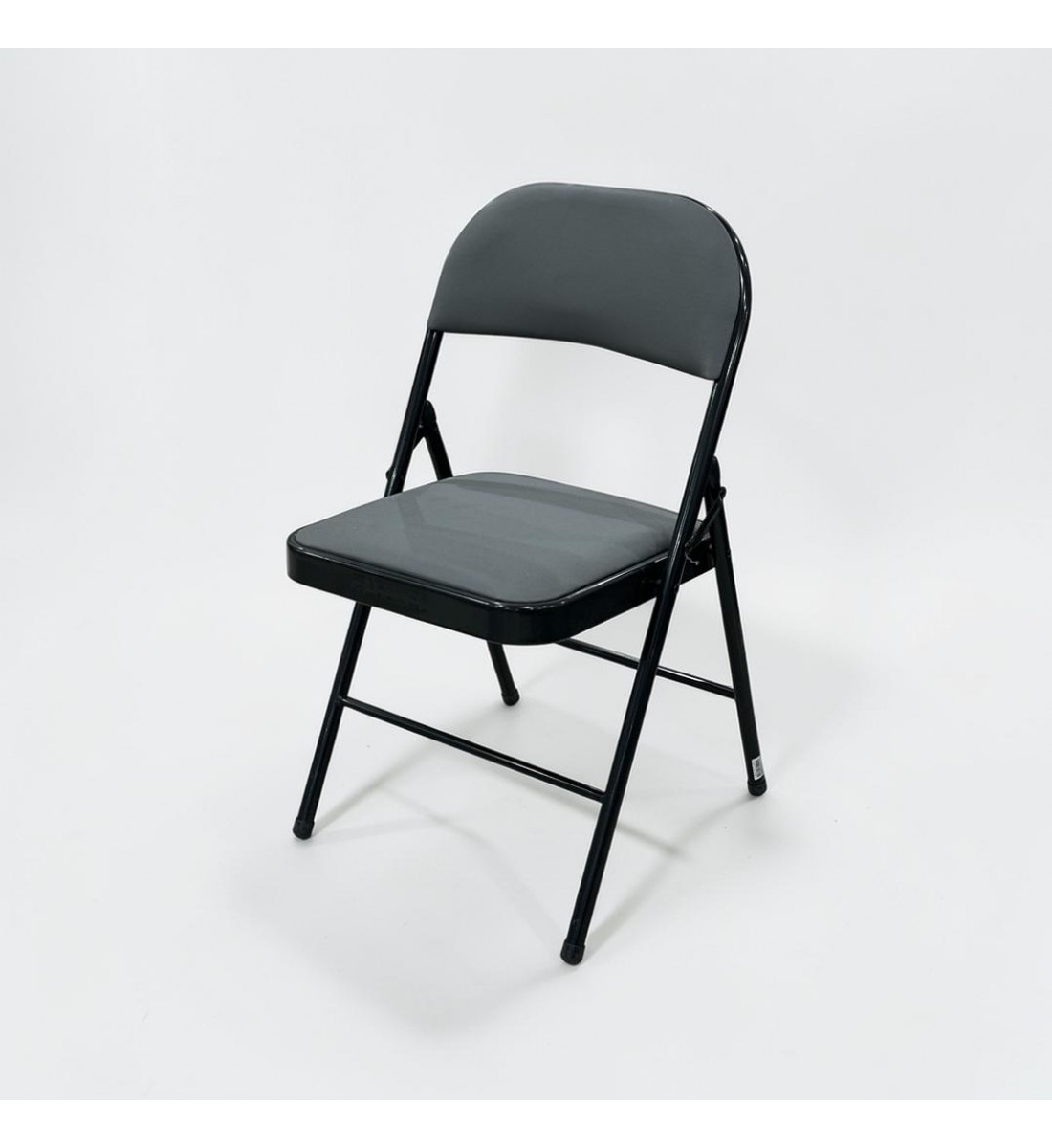 كرسي قابل للطي مبطن جلد ،