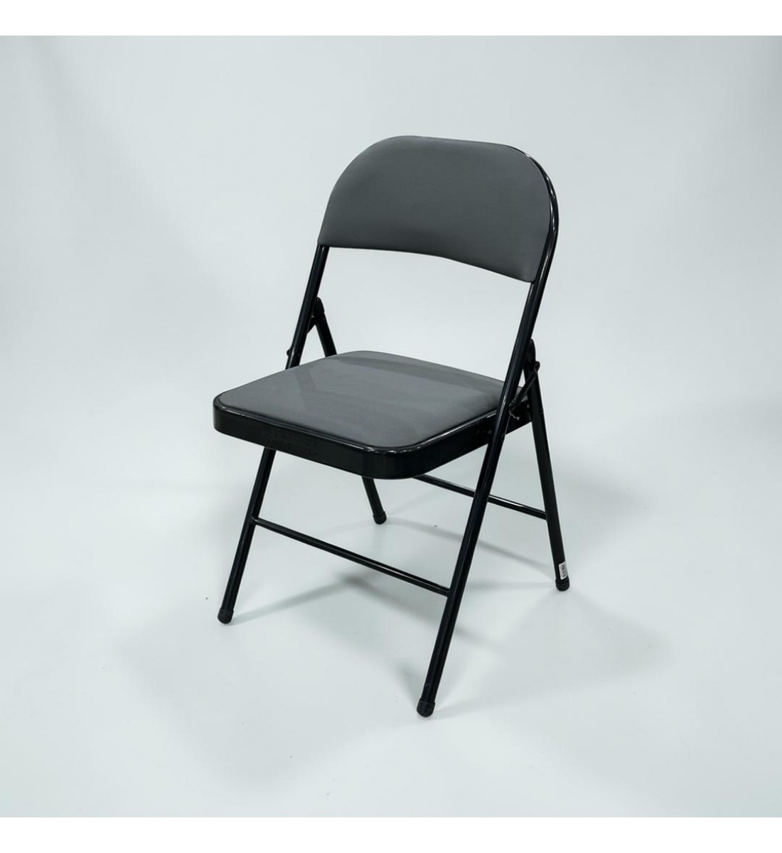 كرسي قابل للطي مبطن جلد ،