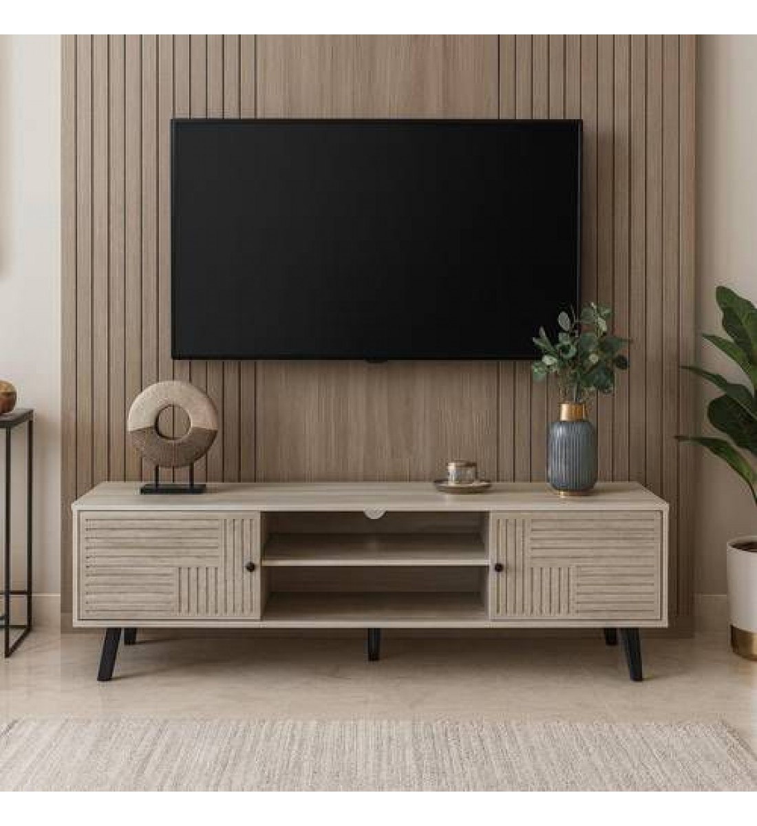 طاولة تلفاز خشبية 180×40×45سم 