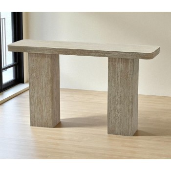 طاولة مدخل خشبية بيج 140×40|×80سم 