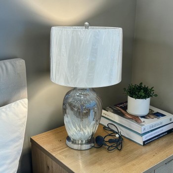 مصباح طاولة زجاج - أنثوني- 66×35×35سم 