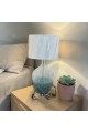 مصباح طاولة زجاج - أنثوني- 74×35×35سم مصباح طاولة زجاج - أنثوني- 74×35×35سم