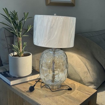 مصباح طاولة زجاج - أنثوني- 70×38×38سم 