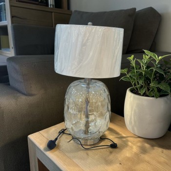 مصباح طاولة زجاج - أنثوني- 70×38×38سم 