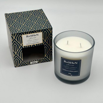 شمعه عطرية زجاج 400غرام 