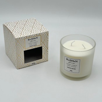 شمعه عطرية زجاج 400غرام 